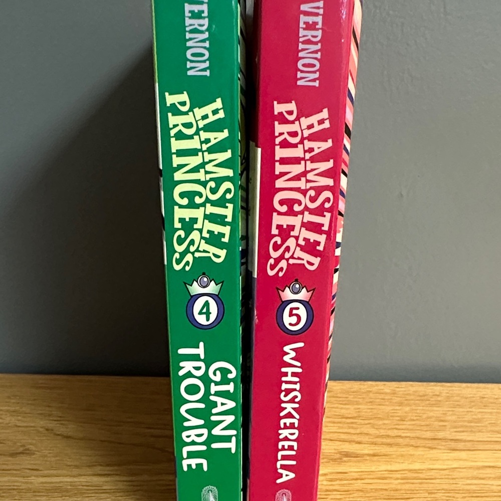 Hamster Princess Book Set - Green and Pink